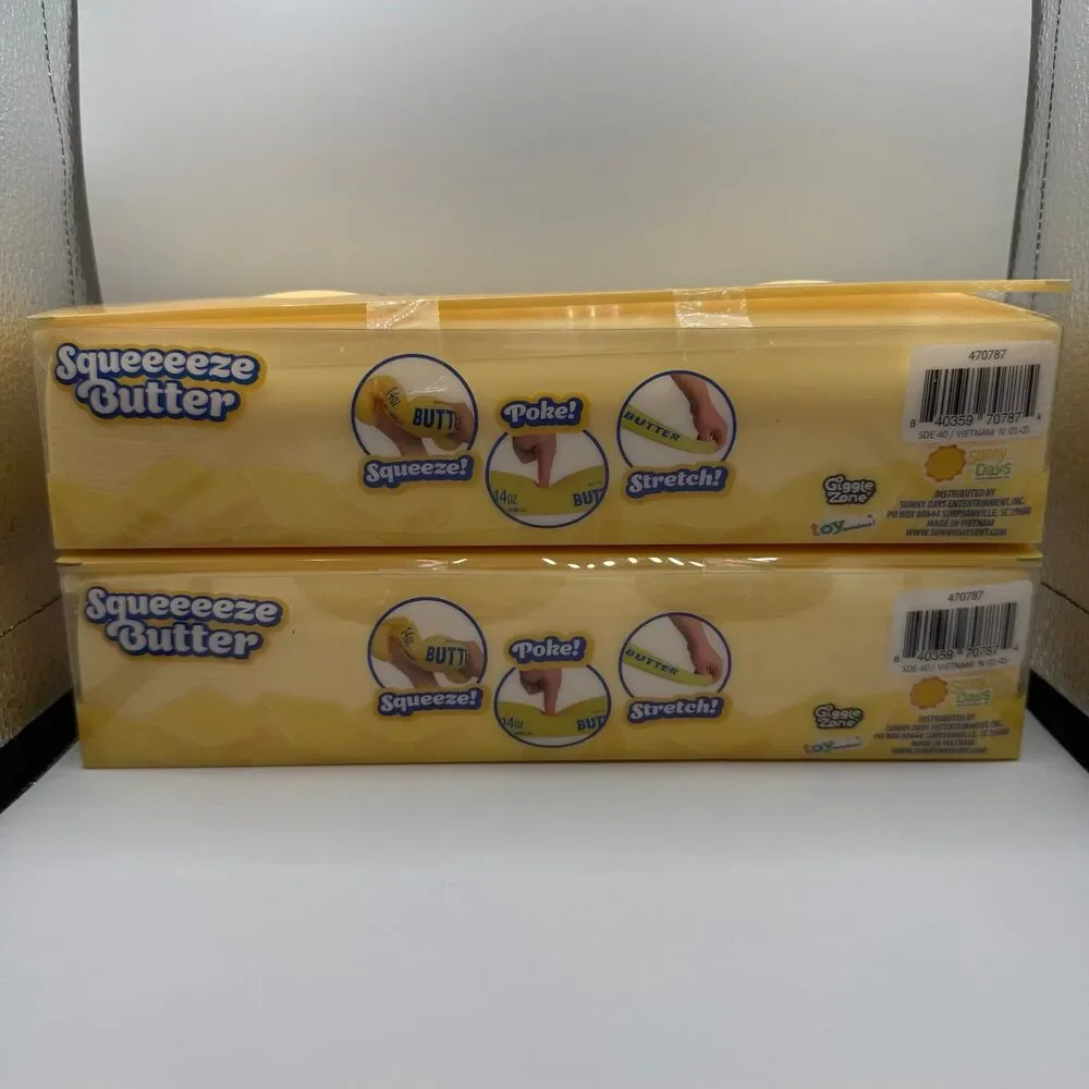 Sunny Days - Squeeeeze Butter *Authentic* Viral Sensory Squishy Toy (Set of 2)
